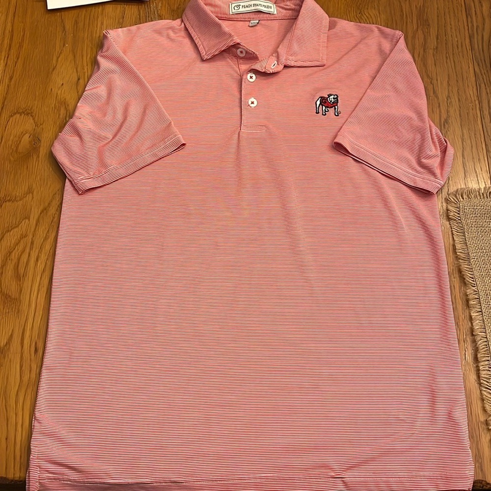Youth Peach State Pride Georgia Golf Polo